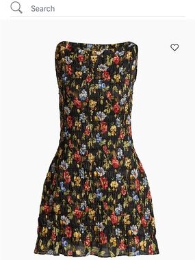 Doen Gianna dress noir wild rose